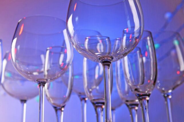 Diferentes formatos de taça de vinho