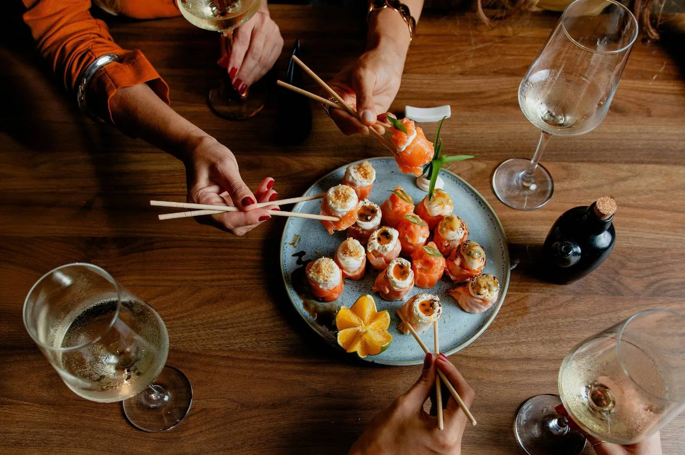 como harmonizar vinho com comida japonesa